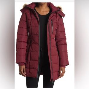 Noize Hannah Faux Fur trim jacket NWT